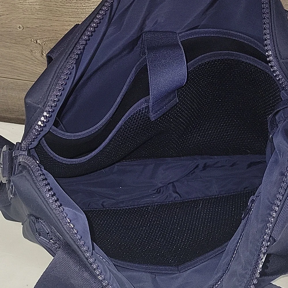 Dagne Dover Navy Blue Laptop Crossbody Business Bag